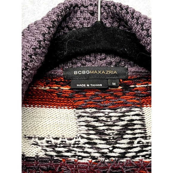 BCBG MAXAZARIA Acrylic womans long sleeve open shrug multicolored size medium - Picture 3 of 8